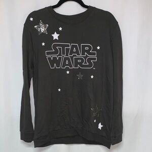 Star Wars Dark Gray Sweatshirt with Star Accents
